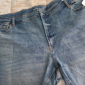 Old Navy O.G. Straight High Rise‎ Denim Shorts .. Sz 28 .. New